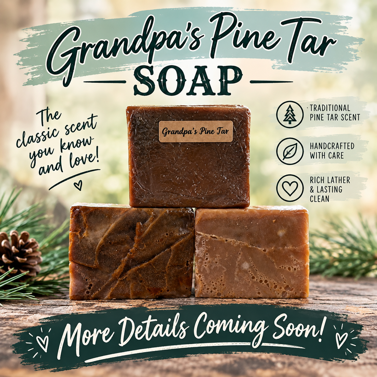 Grandpa’s Pine Tar Soap – A Timeless Classic